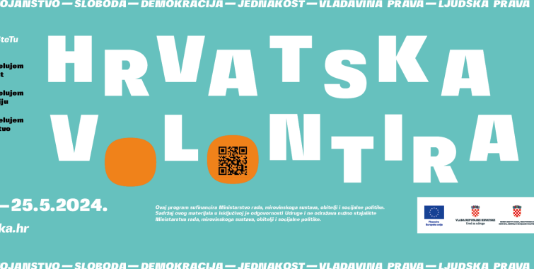 Pridružite se kampanji Hrvatska volontira 2024 od 22.&nbsp; do 25. svibnja!