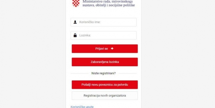 Podnošenje izvješća o organiziranom volontiranju za 2020. godinu