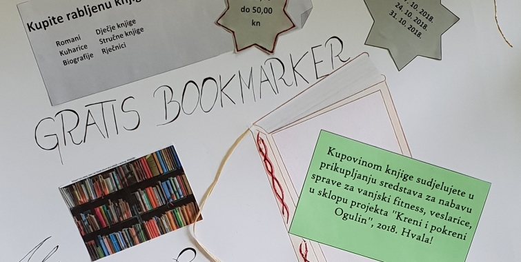 Tijekom listopada u Ogulinu akcija “Čitaj, čitaj Oguline” u sklopu programa Aktivni u zajednici