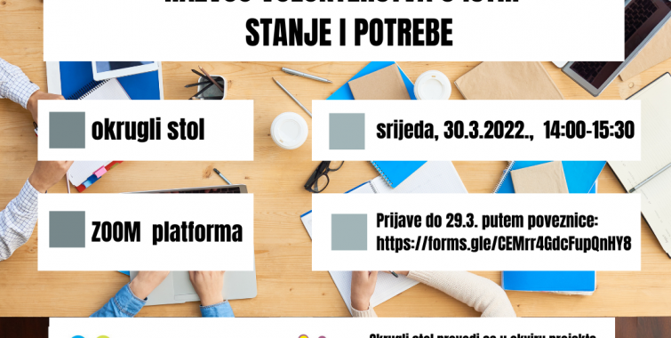 Okrugli stol „Razvoj volonterstva u Istri: stanje i potrebe“
