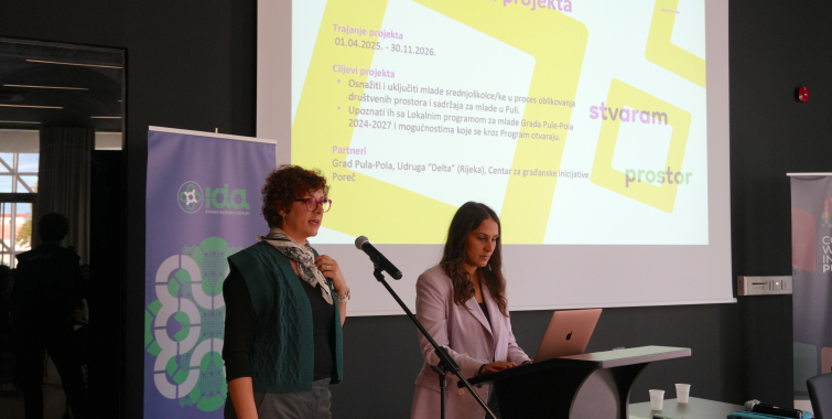 Održana završna konferencija projekta „Stvaram prostor“: mladi i predstavnici Grada Pule razgovarali o budućnosti prostora za mlade u Puli i svojoj ulozi u donošenju odluka