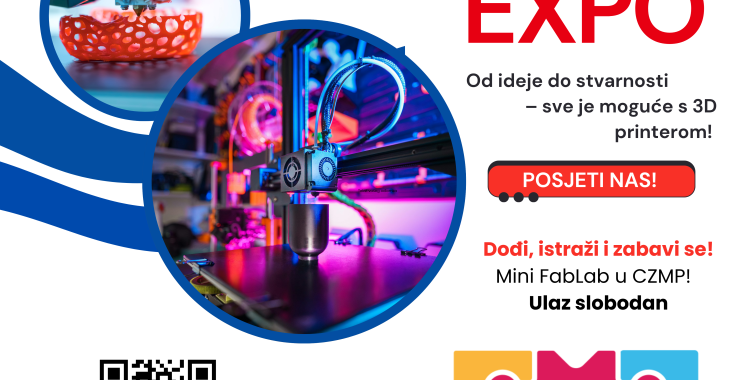 Najava događaja 3D Print Expo: “Budućnost u vašim rukama – mini FabLab”