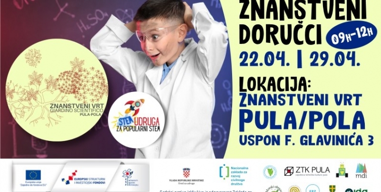 Odlična ideja za kreativno subotnje jutro: dođite na Znanstveni doručak u Pulu!