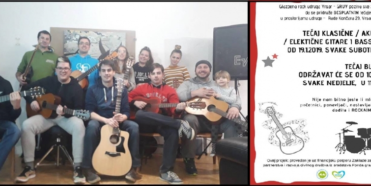 “Rockajmo zajedno”&nbsp; Glazbene Rock Udruge Vrsar