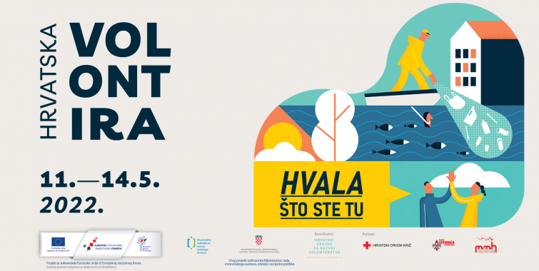 Otvorene prijave na manifestaciju Hrvatska volontira