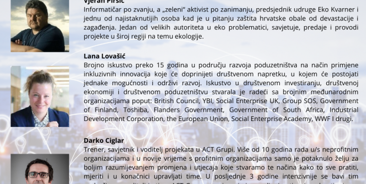 Panelisti na temu Društvenih inovacija, društvenog poduzetništva i društvenog učinka
