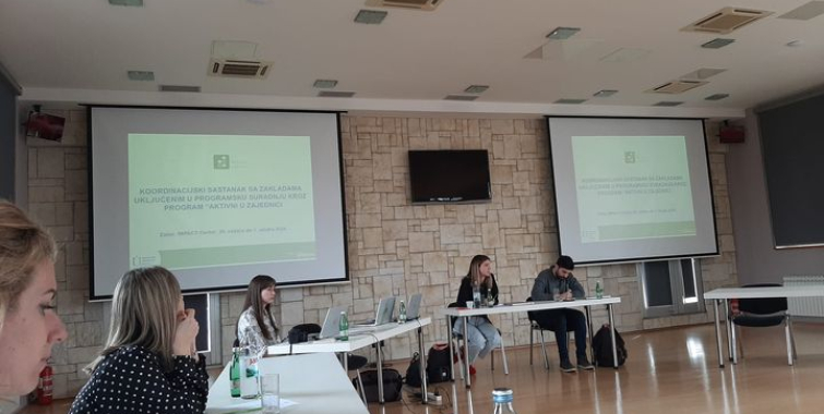 Održan koordinacijski sastanak zaklada koje provode program Aktivni u zajednici