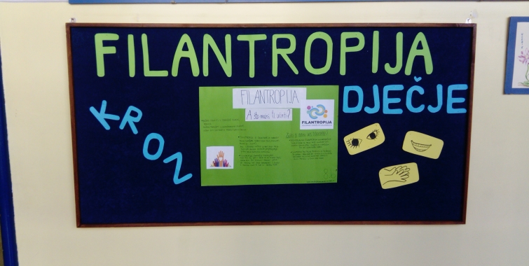 „Filantropija kroz dječje oči, dječje uši i dječje ruke“ u OŠ Stoja u Puli